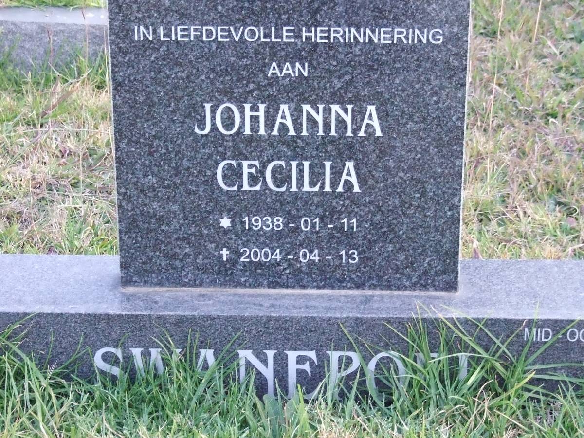 SWANEPOEL Johanna Cecilia 1938-2004