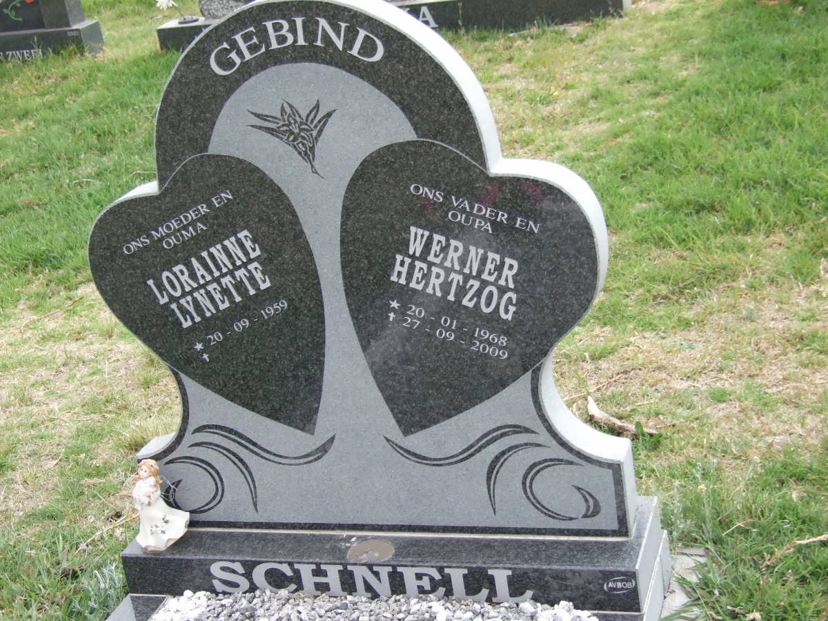 SCHNELL Werner Hertzog 1968-2009 &amp; Lorainne Lynette 1959-