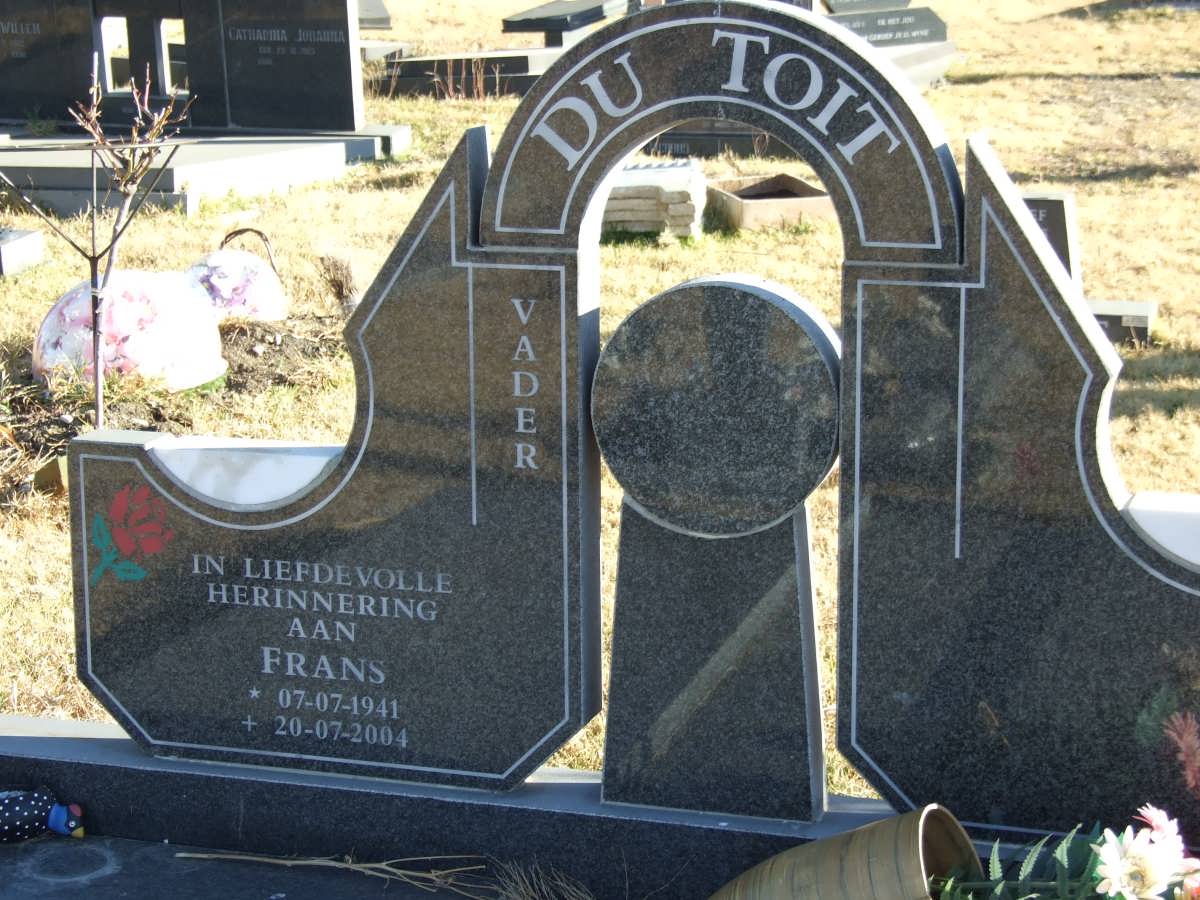 TOIT Frans, du 1941-2004