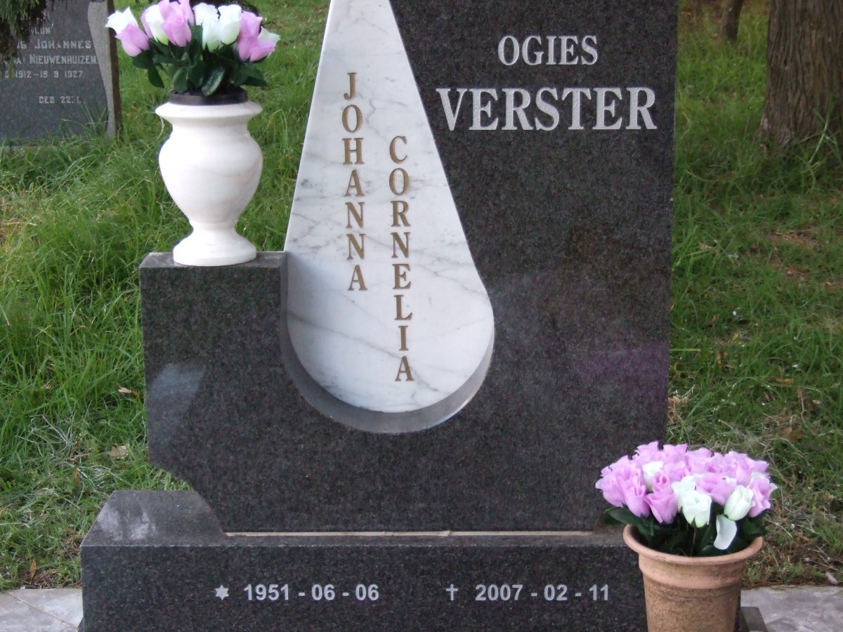 VERSTER Johanna Cornelia 1951-2007