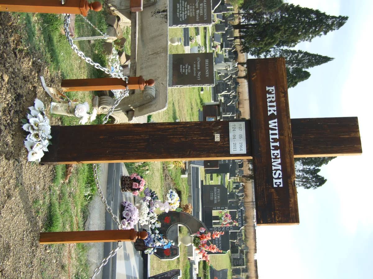 WILLEMSE Frik 1964-2011