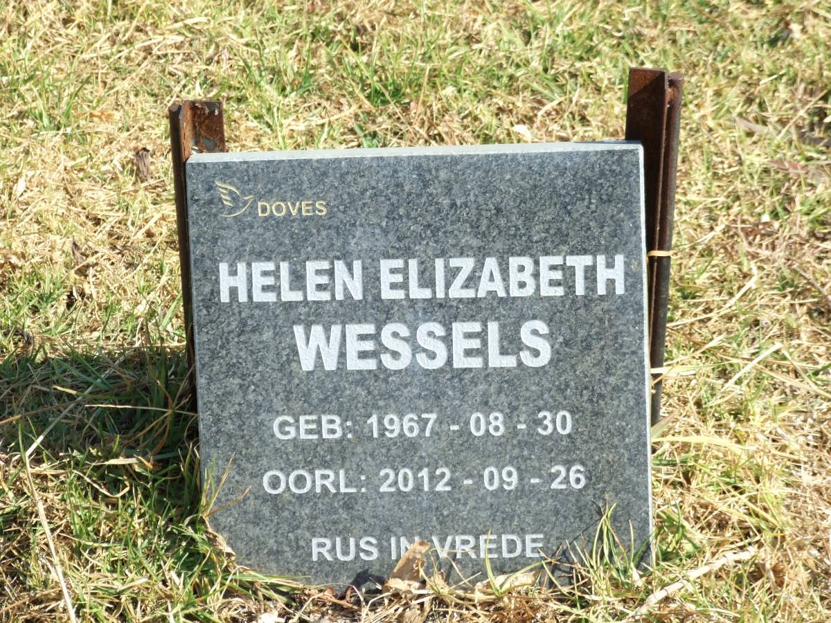 WESSELS Helen Elizabeth 1967-2012