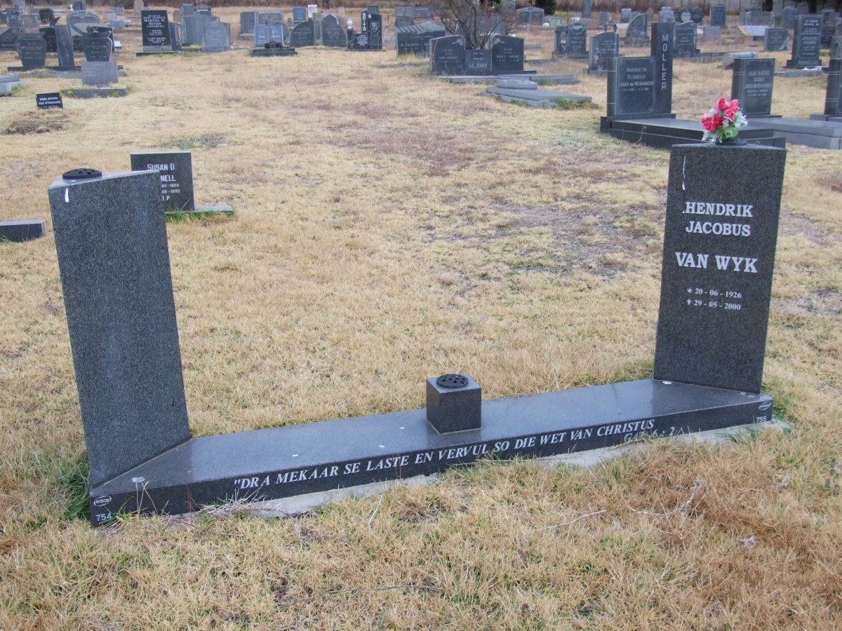 WYK Hendrik Jacobus, van 1926-2000