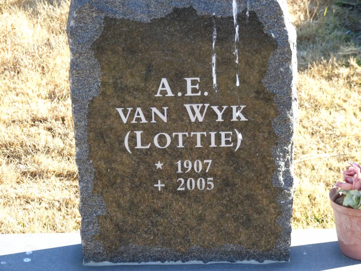 WYK A.E., van 1907-2005