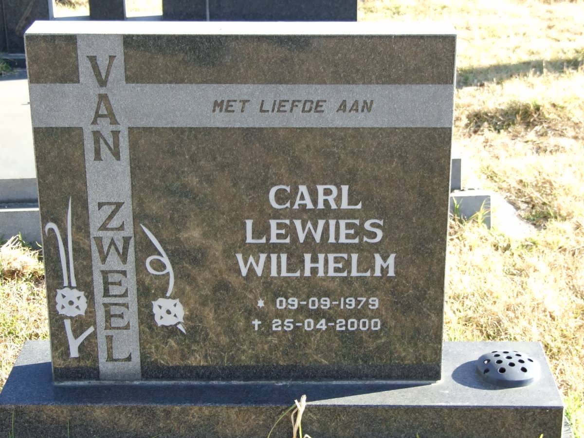 ZWEEL Carl Lewies Wilhelm, van 1979-2000