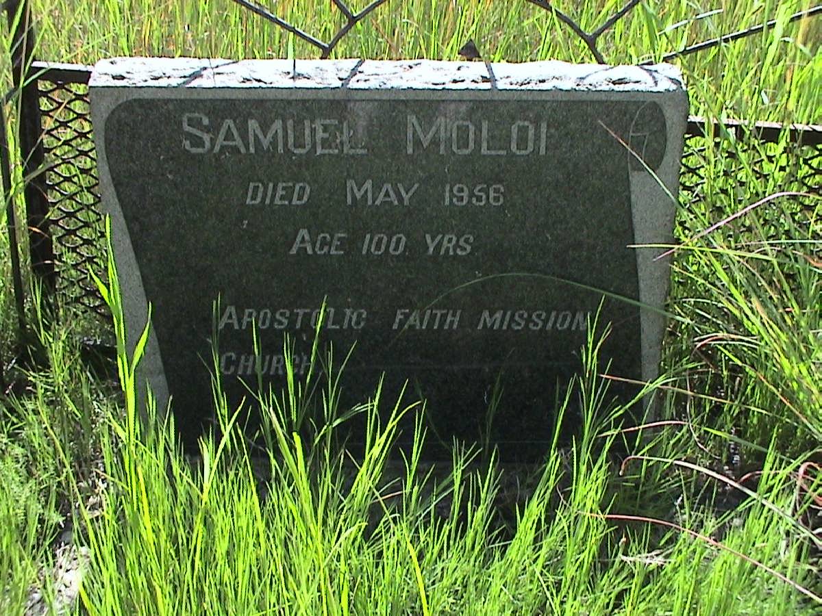 MOLOI Samuel -1956