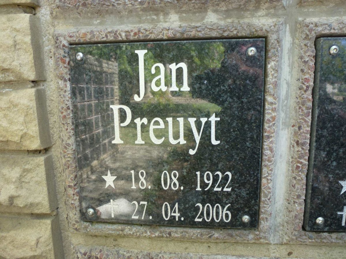 PREUYT Jan 1922-2006