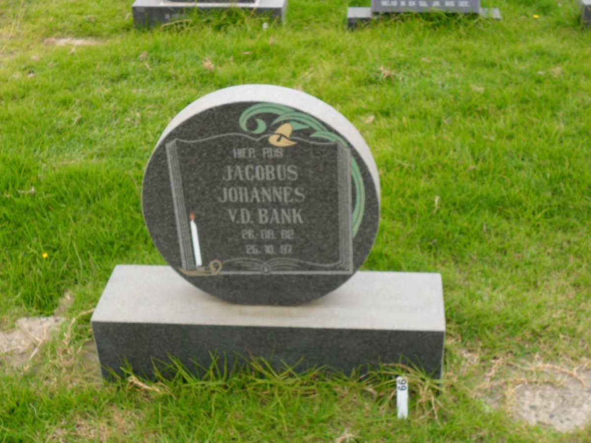 BANK Jacobus Johannes, v.d. 1962-1997
