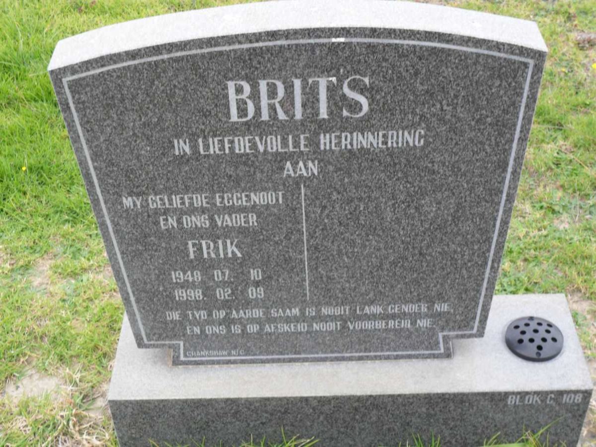 BRITS Frik 1948-1998