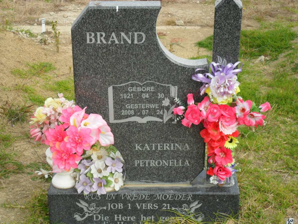 BRAND Katerina Petronella 1921-2008