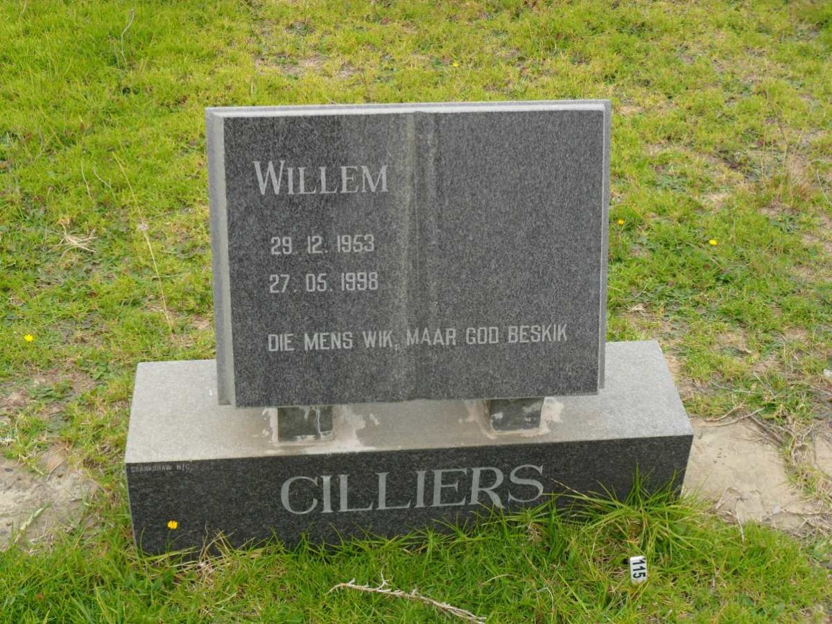 CILLIERS Willem 1953-1998
