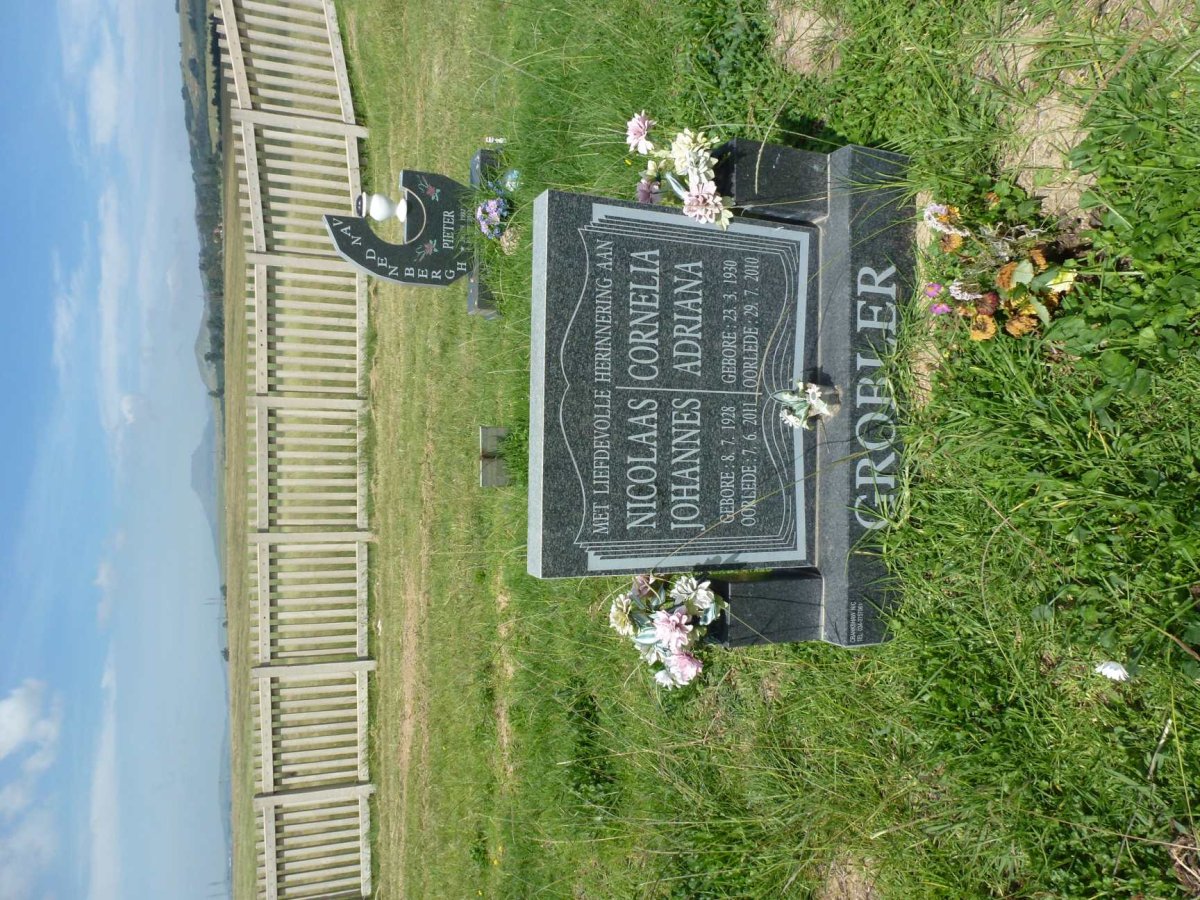 GROBLER Nicolaas Johannes 1928-2011 &amp; Cornelia Adriana 1930-2010