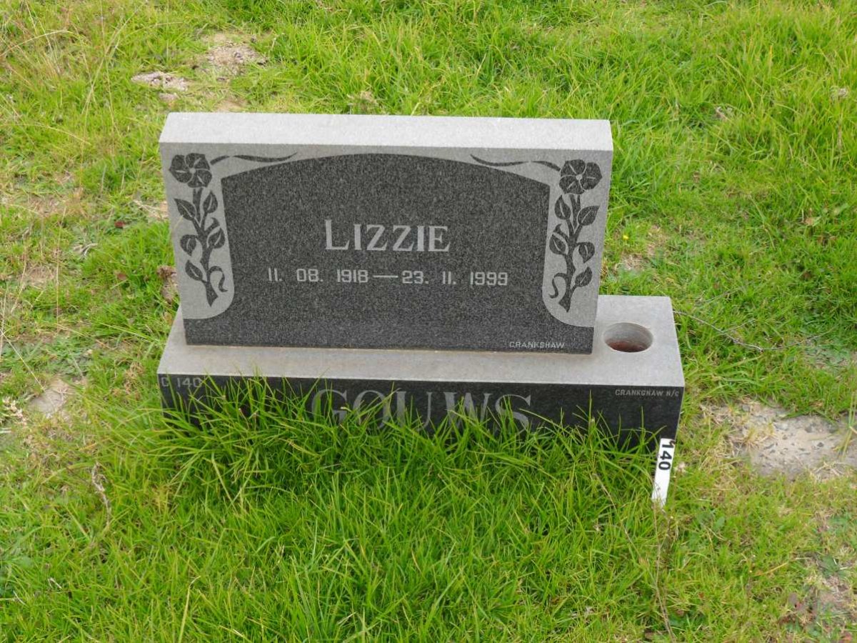 GOUWS Lizzie 1918-1999