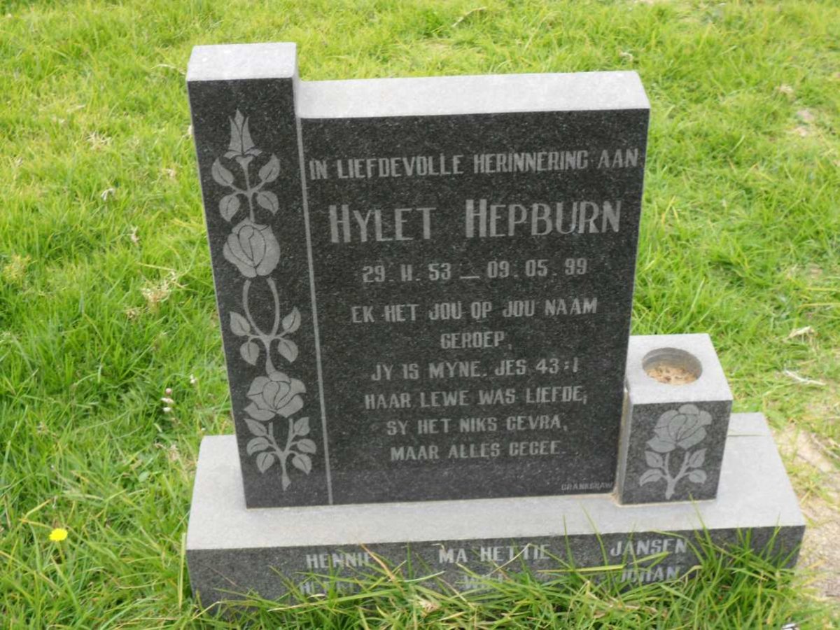 HEPBURN Hylet 1953-1999