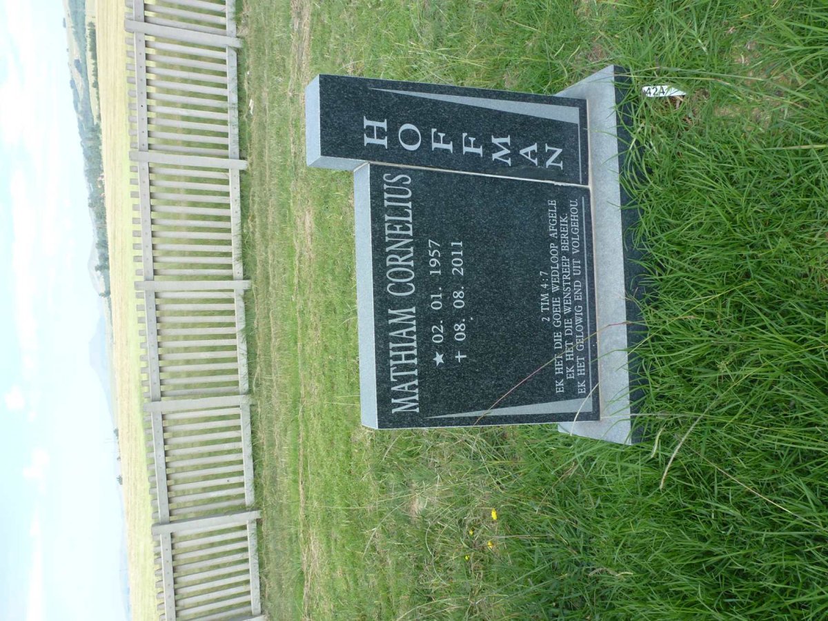 HOFFMAN Mathiam Cornelius 1957-2011