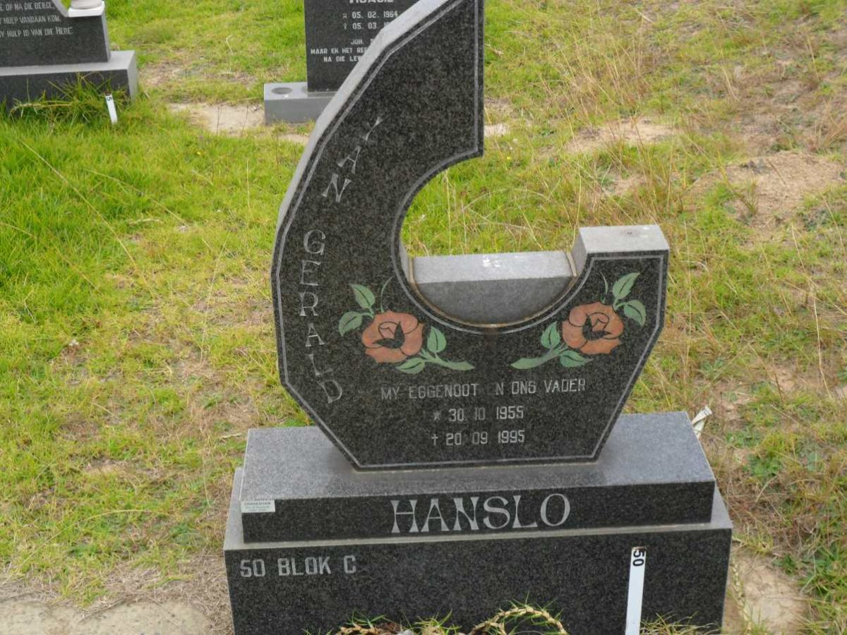 HANSLO Ian Gerald 1955-1995