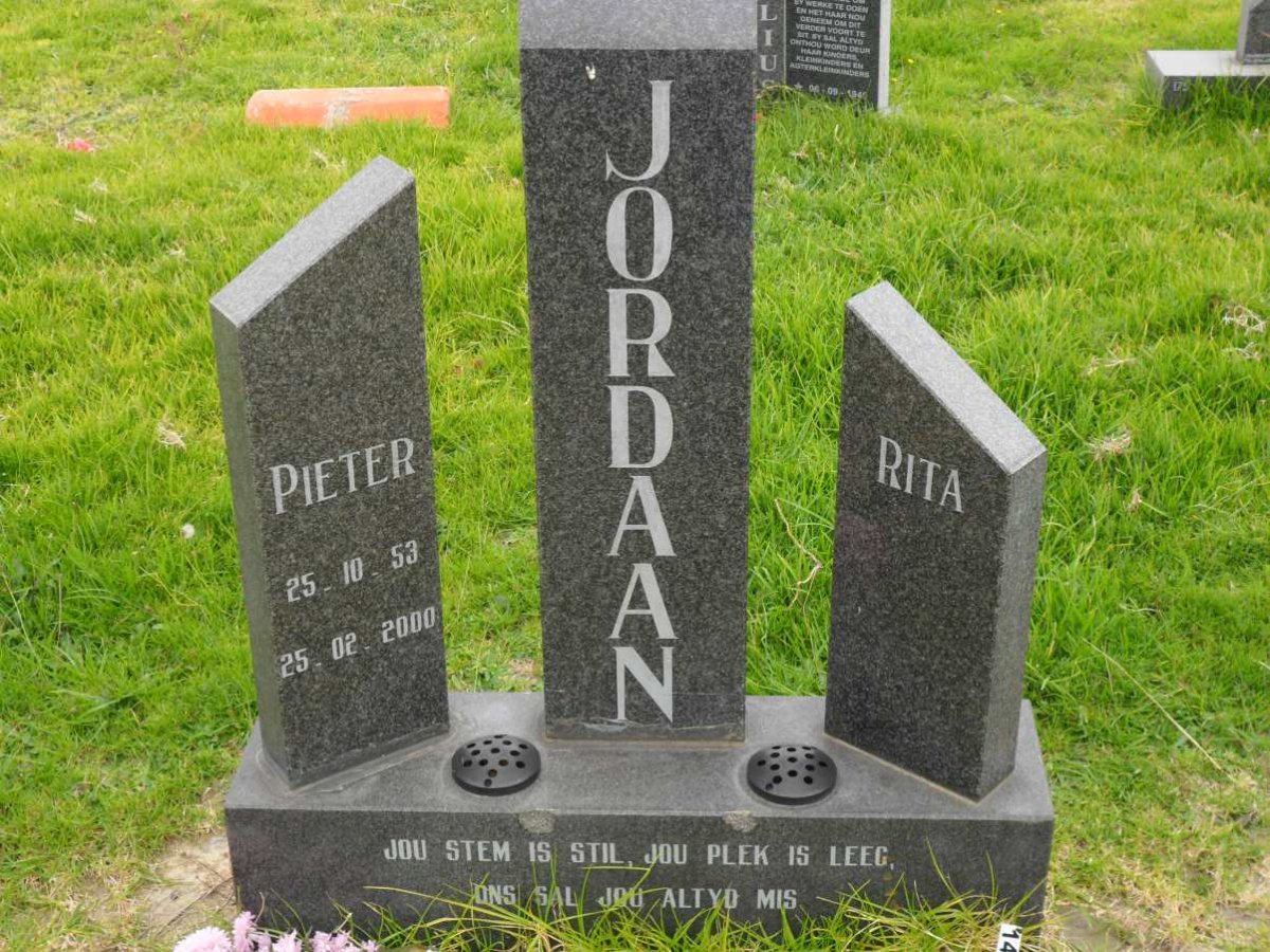JORDAAN Pieter 1953-2000 &amp; Rita