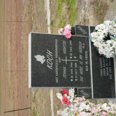 KOCH Johan 1949-2009 &amp; Annatjie 1950-