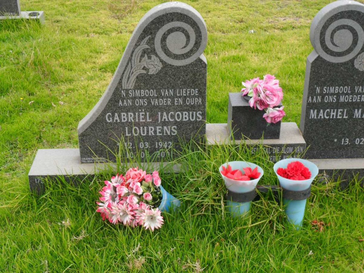 LOURENS Gabriël Jacobus 1942-2001 &amp; Machel Magrieta 1942-