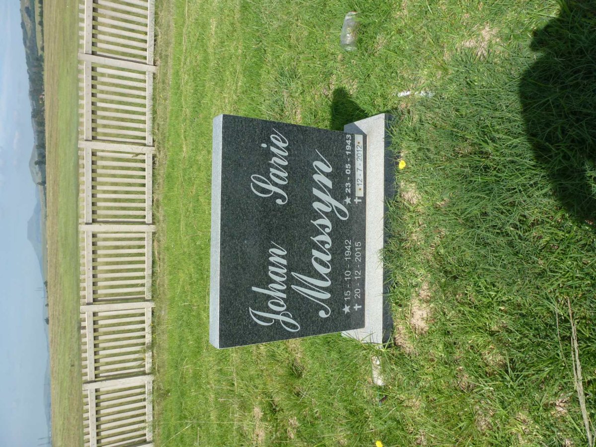 MASSYN Johan 1942-2015 &amp; Sarie 1943-2012