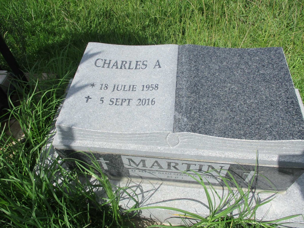 MARTIN Charles A. 1958-2016