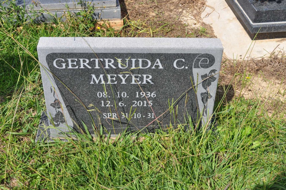 MEYER  Gertruida C. 1936-2015