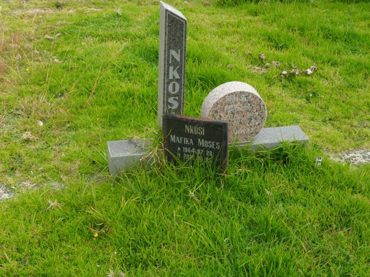 NKOSI Mafika Moses 1964-2001