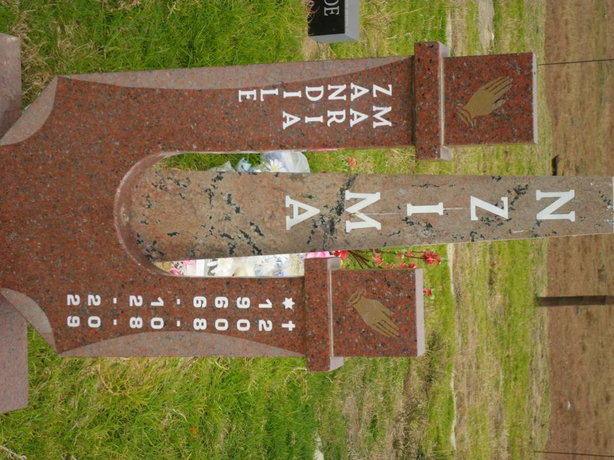 NZIMA Zandile Maria 1966-2008