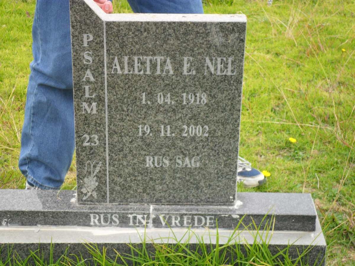 NEL Aletta E. 1918-2002