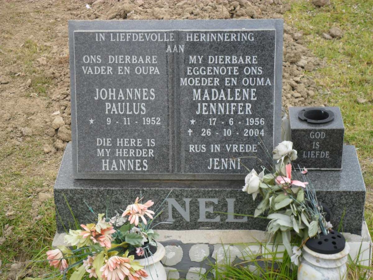 NEL Johannes Paulus 1952- &amp; Madelene Jennifer 1956-2004