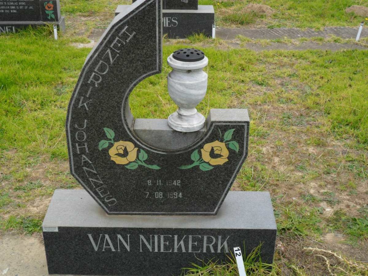 NIEKERK Hendrik Johannes, van 1942-1994