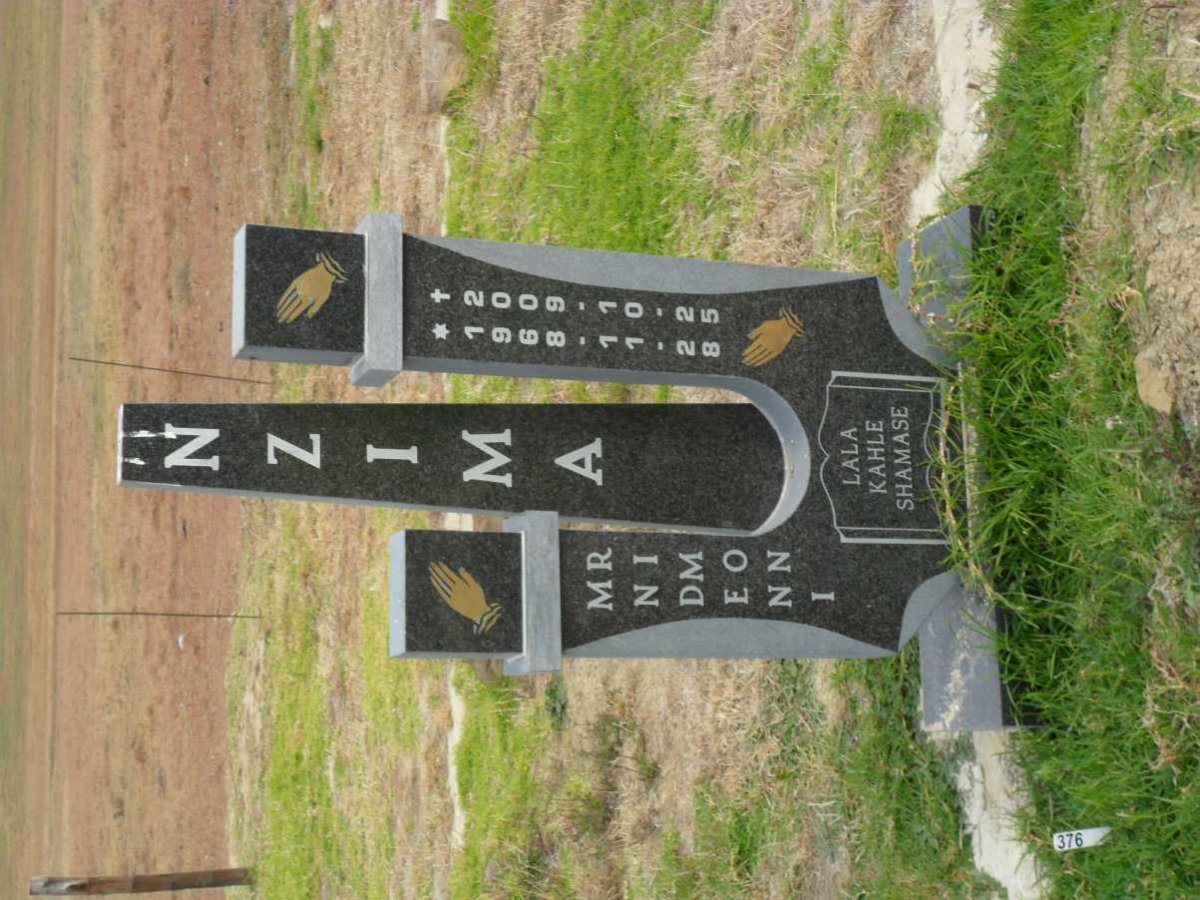 NZIMA Mndeni Rimon 1968-2009