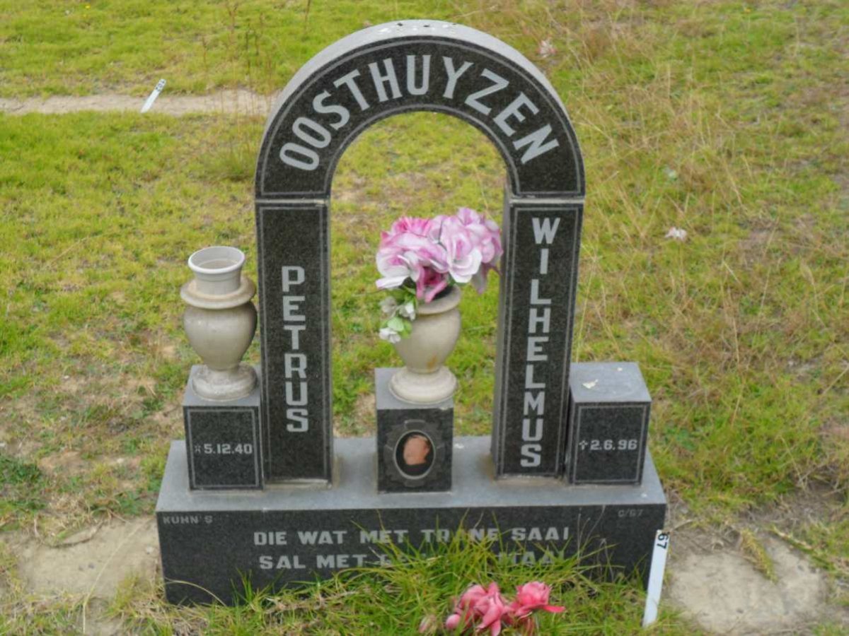 OOSHUYZEN Petrus Wilhelmus 1940-1996