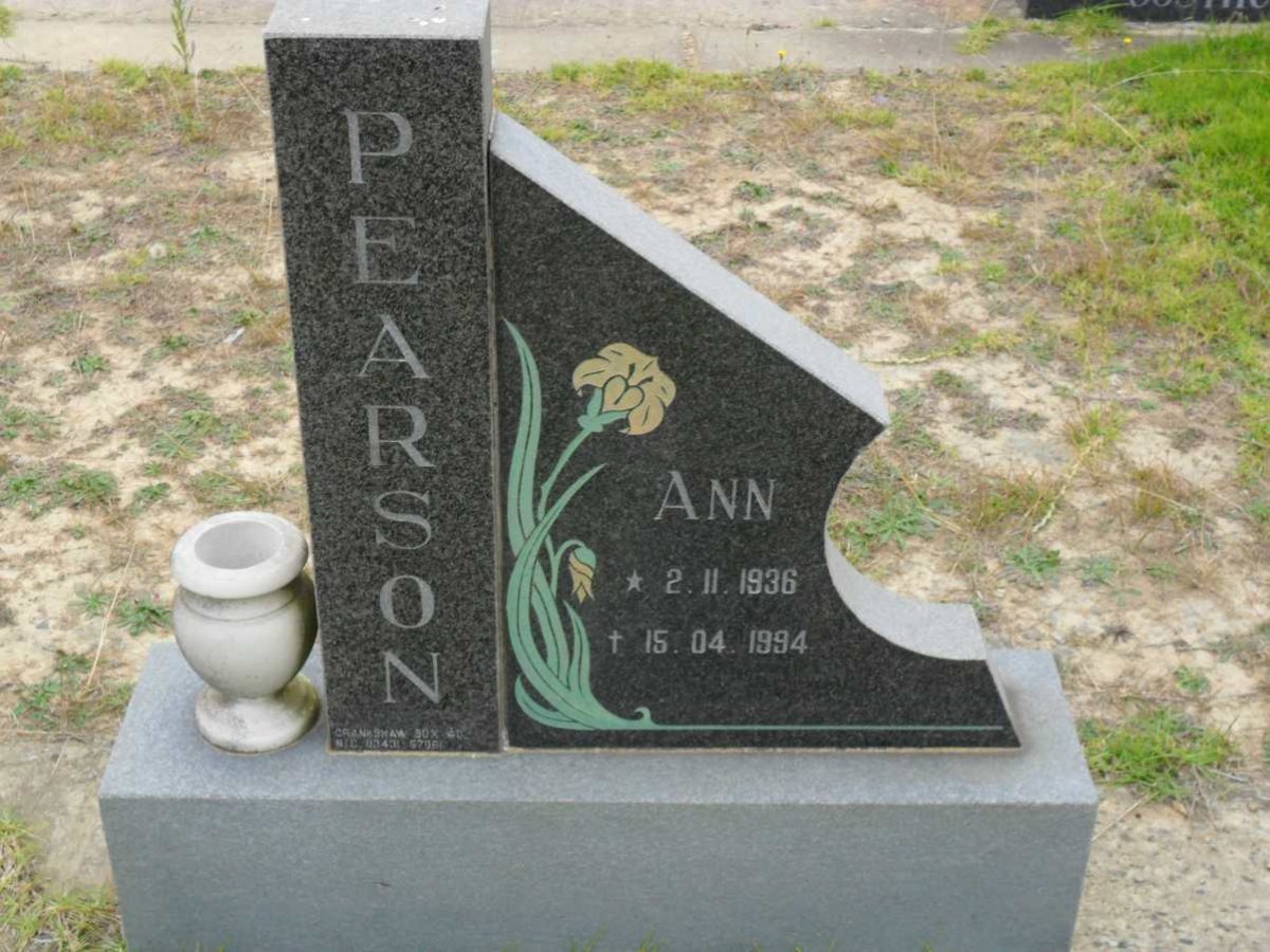 PEARSON Ann 1936-1994