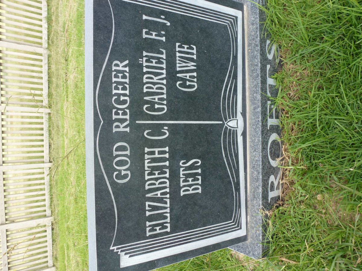ROETS Gabriel F.J. &amp; Elizabeth C.