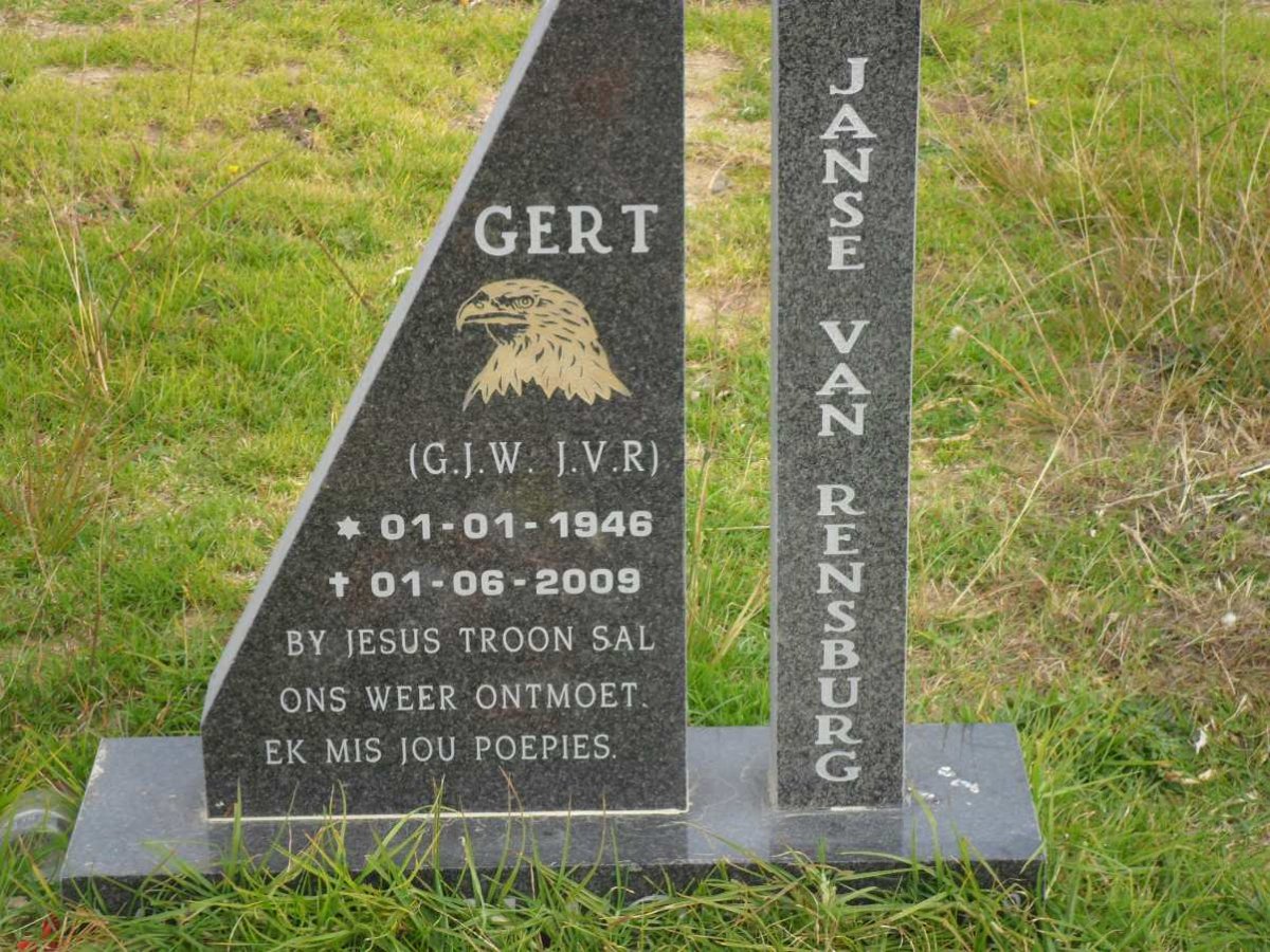 RENSBURG G.J.W., Janse van 1946-2009