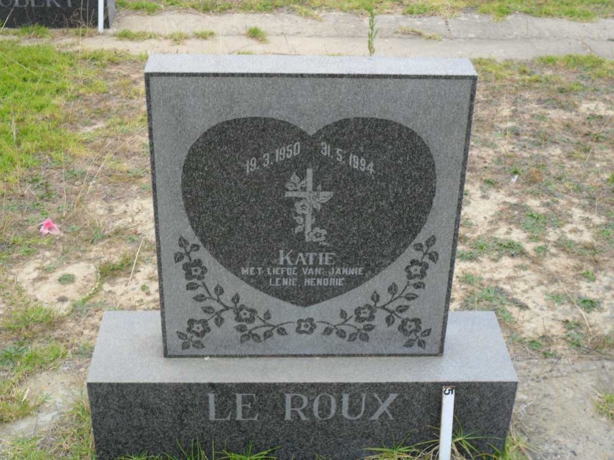 ROUX Katie, le 1950-1994