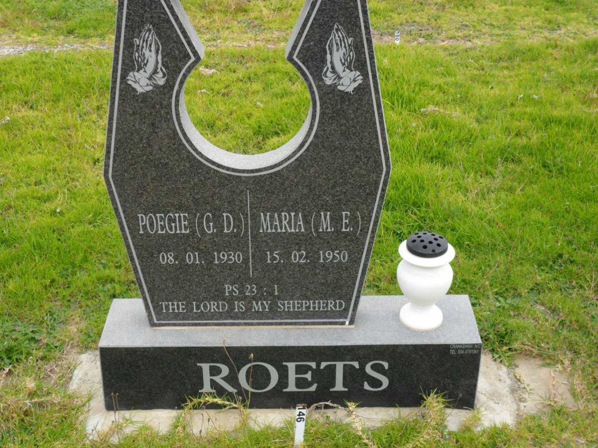 ROETS G.D. 1930 &amp; M.E. 1950