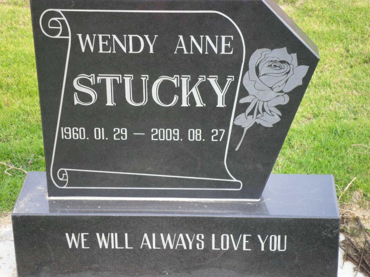 STUCKY Wendy Anne 1960-2009