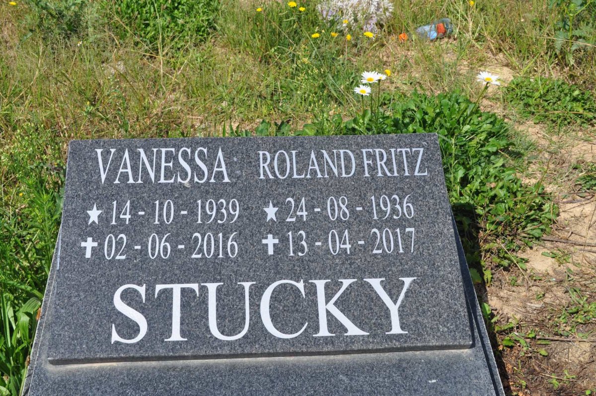 STUCKY Roland Fritz 1936-2017 &amp; Vanessa 1939-2016