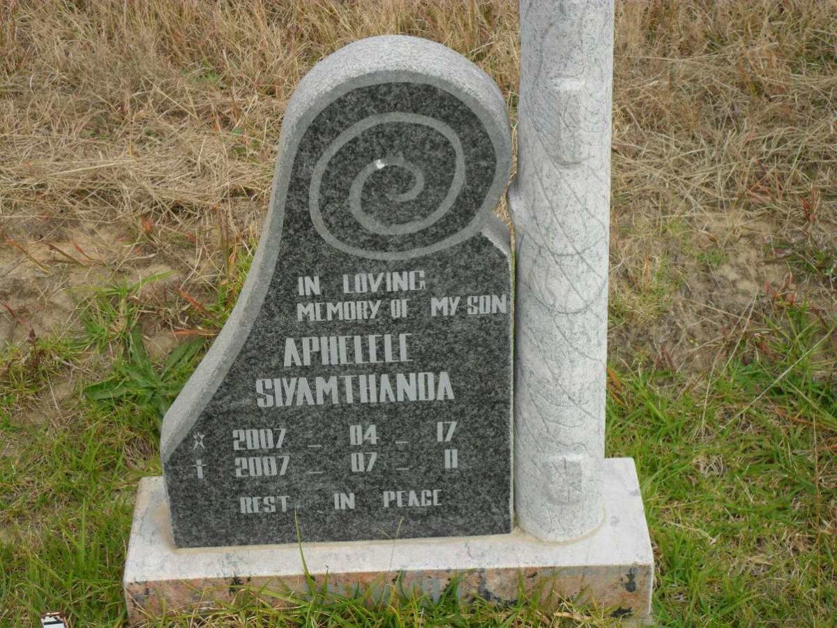SIYAMTHANDA Aphelele 2007-2007