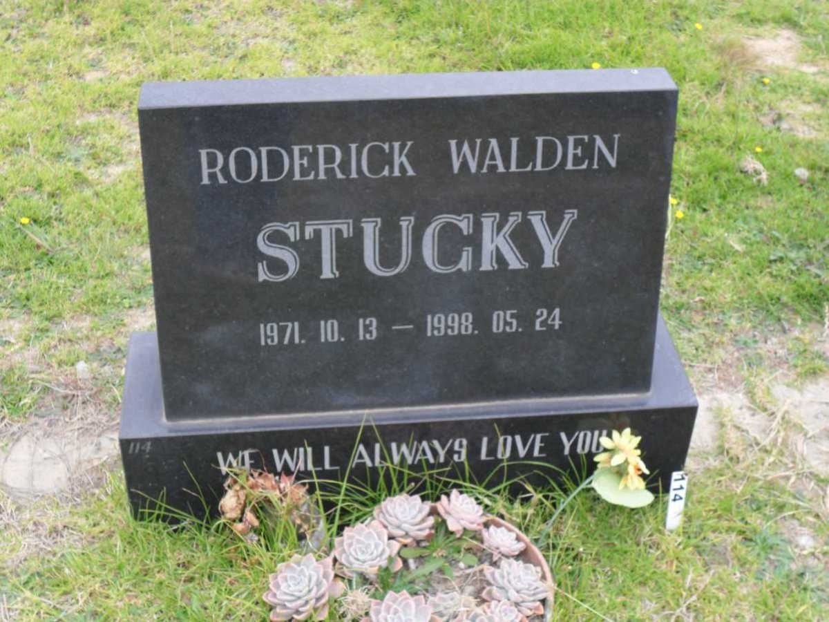STUCKY Roderick Walden 1971-1998