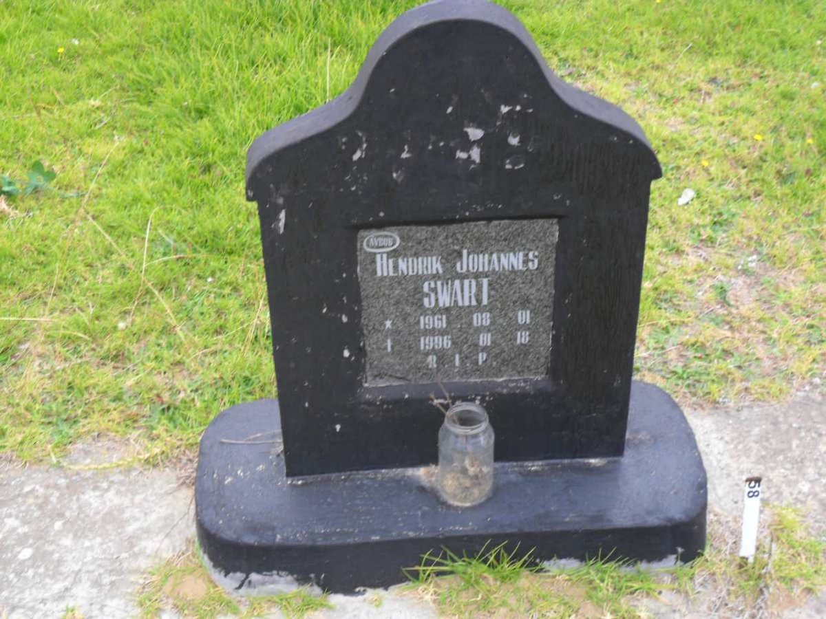 SWART Hendrik Johannes 1961-1996