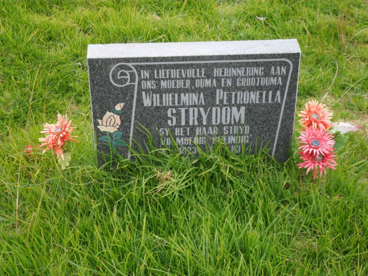 STRYDOM Wilhelmina Petronella 1923-2003