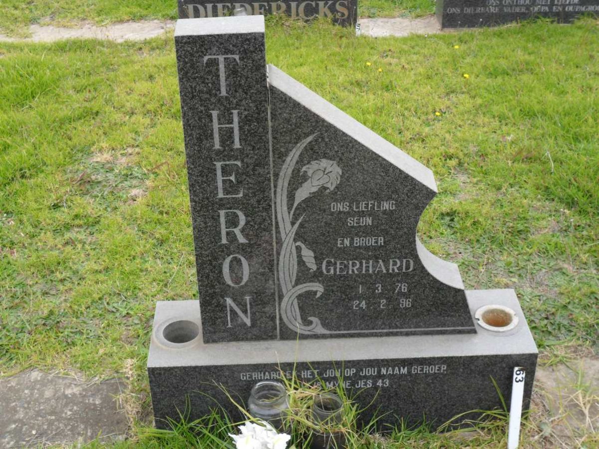 THERON Gerhard 1976-1996