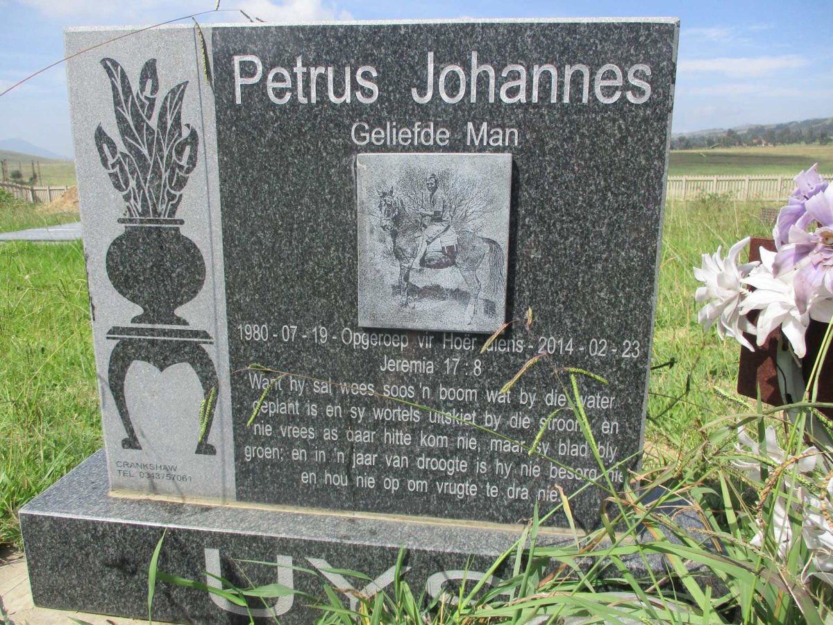 UYS Petrus Johannes 1980-2014