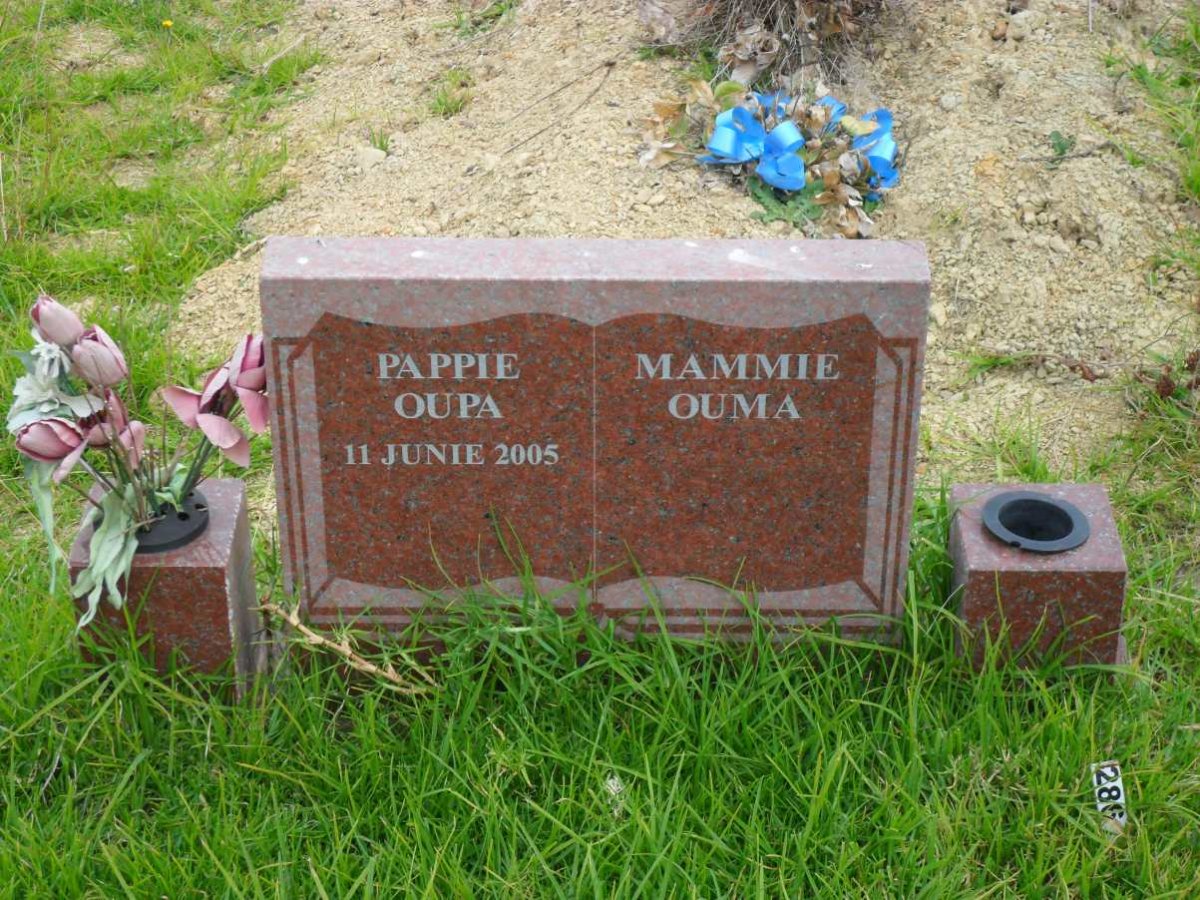 ? Pappie Oupa -2005 &amp; Mammie Ouma