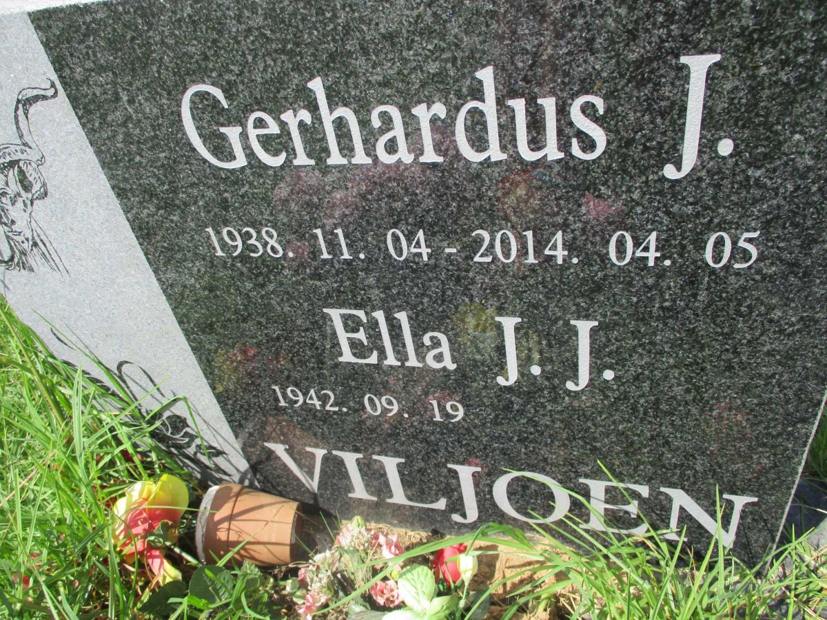VILJOEN Gerhardus J. 1938-2014 &amp; Ella J.J. 1942-