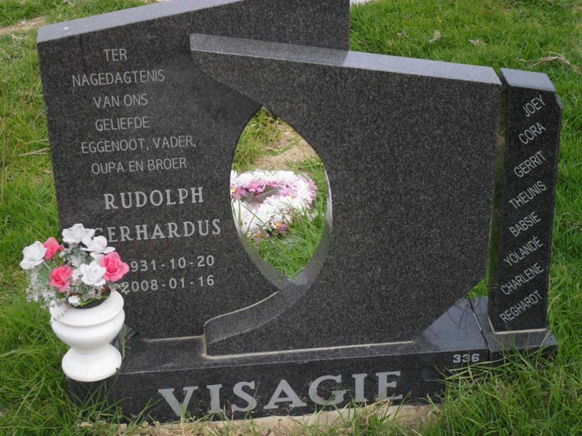 VISAGIE Rudolph Gerhardus 1931-2008