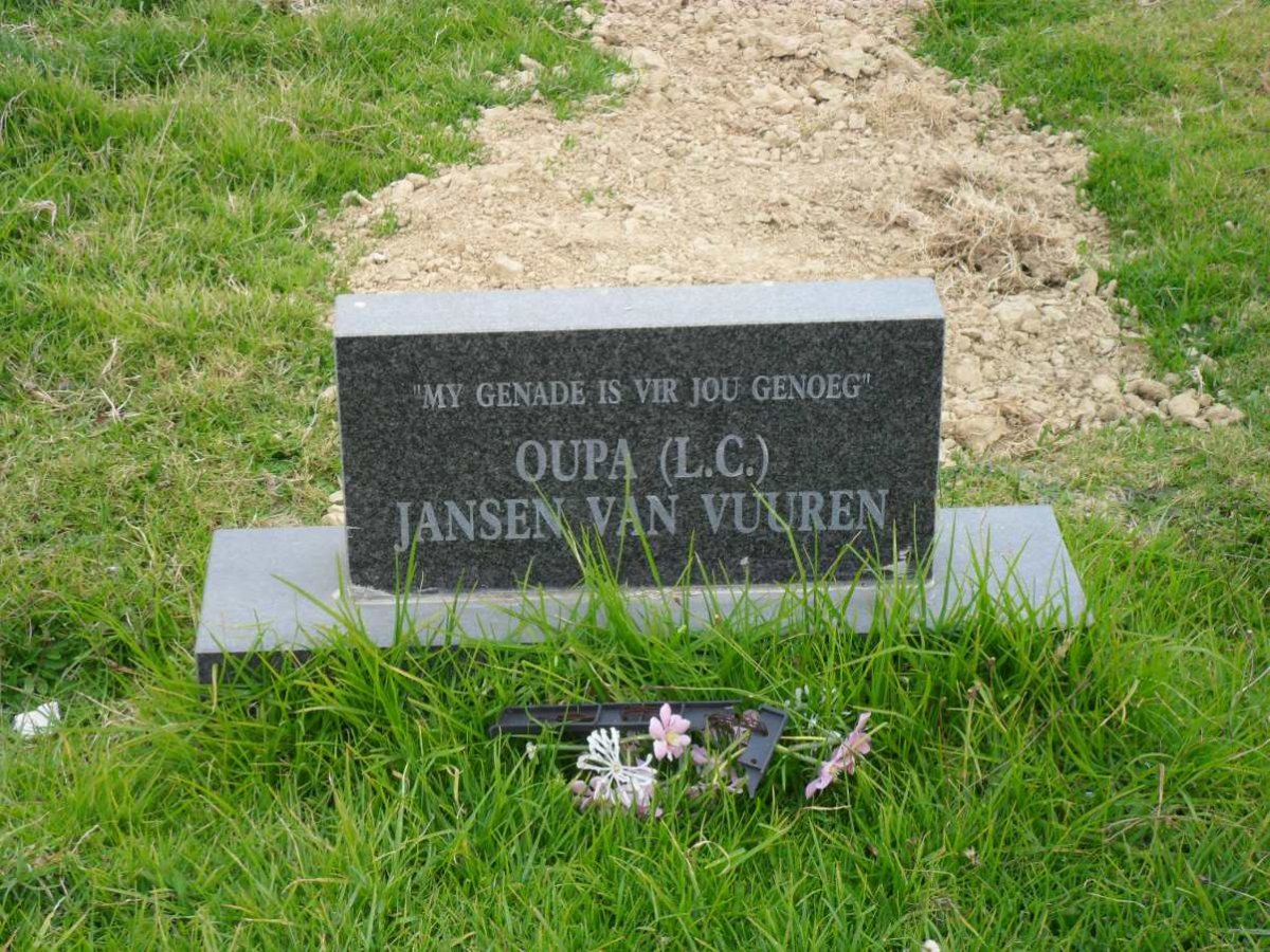 VUUREN L.C., Jansen van
